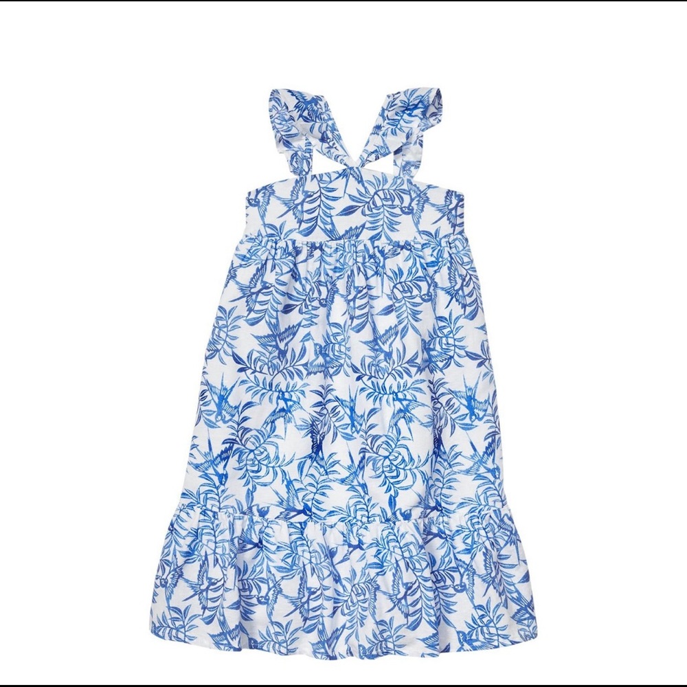 NWT Size 3 Rachel Zoe x Janie & Jack Linen Maxi Dress